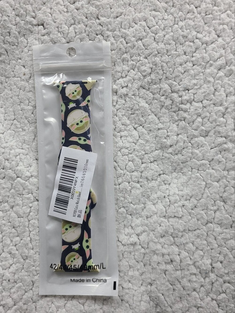 Grogu Baby Yoda Apple Watch Band 42mm 44mm 45mm 49mm New